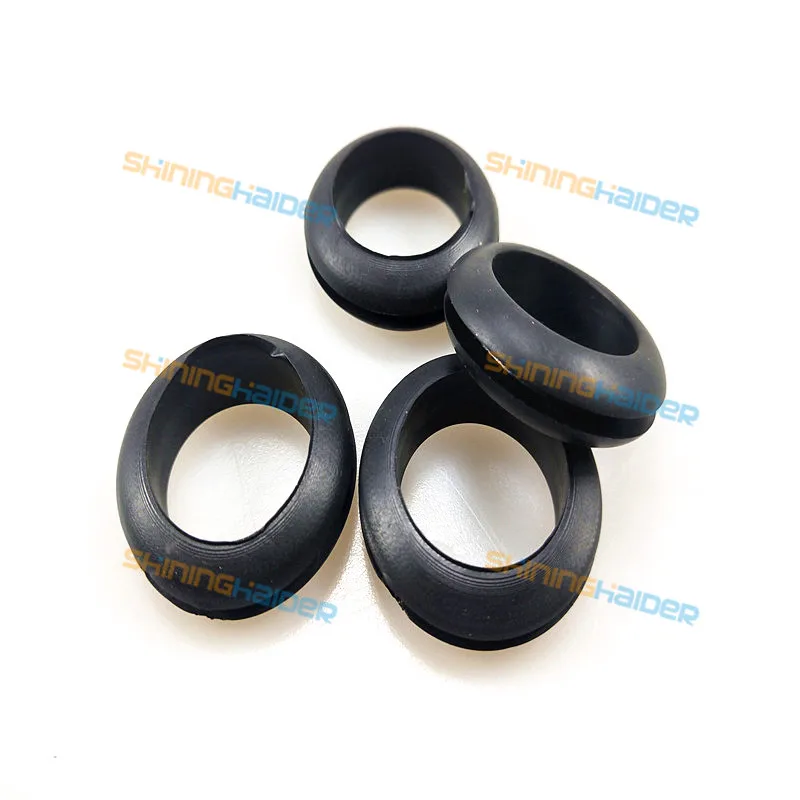 Защитные кольца из ПВХ для кабеля 1000 шт. внутренний диаметр 5 мм отверстие 7 черный