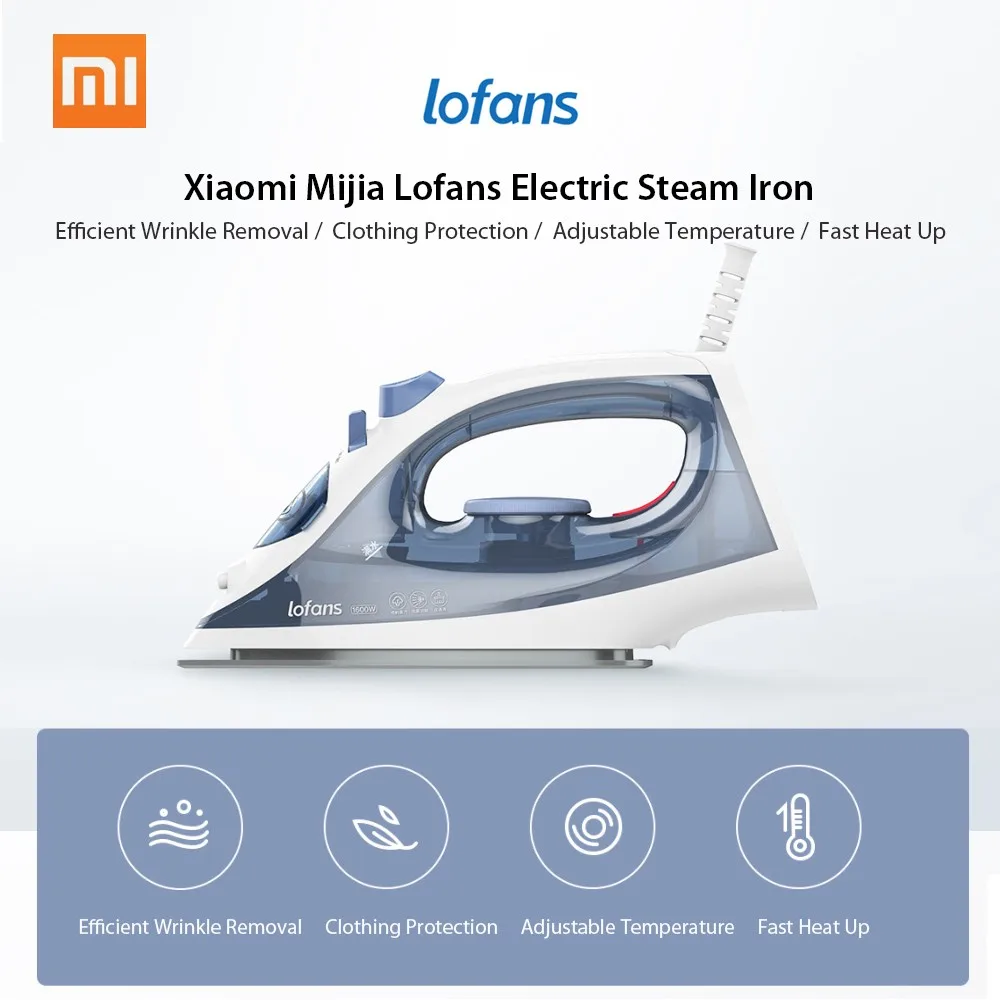 Оригинальный Xiaomi Mijia Lofans YD 013G электрический утюг с паром для одежды