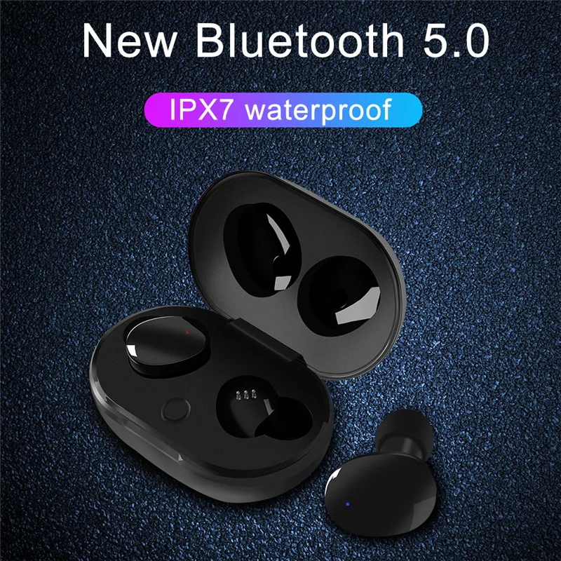 Bluetooth 5,0 наушники TWS беспроводные наушники стерео наушники вкладыши с зарядным устройством для samsung Galaxy S8/7 iPhone