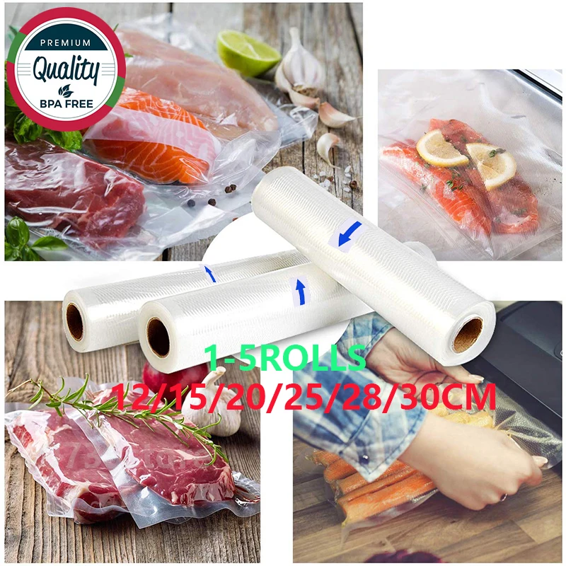 1 5 рулонов еда свежая долго держится бытовая пищевая вакуумная сумка упаковочная