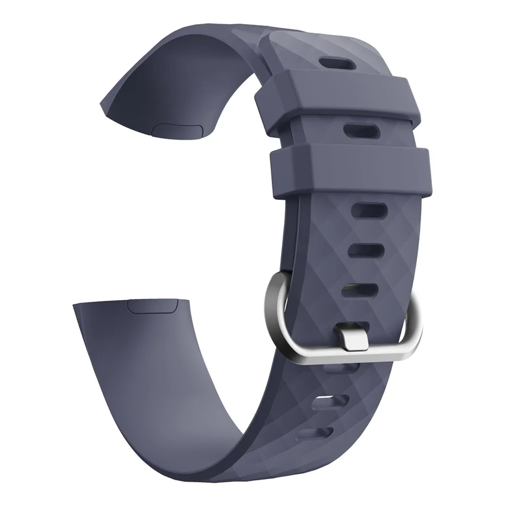 Новый спортивный силиконовый ремешок для смарт-часов Fitbit Charge 4 | Электроника