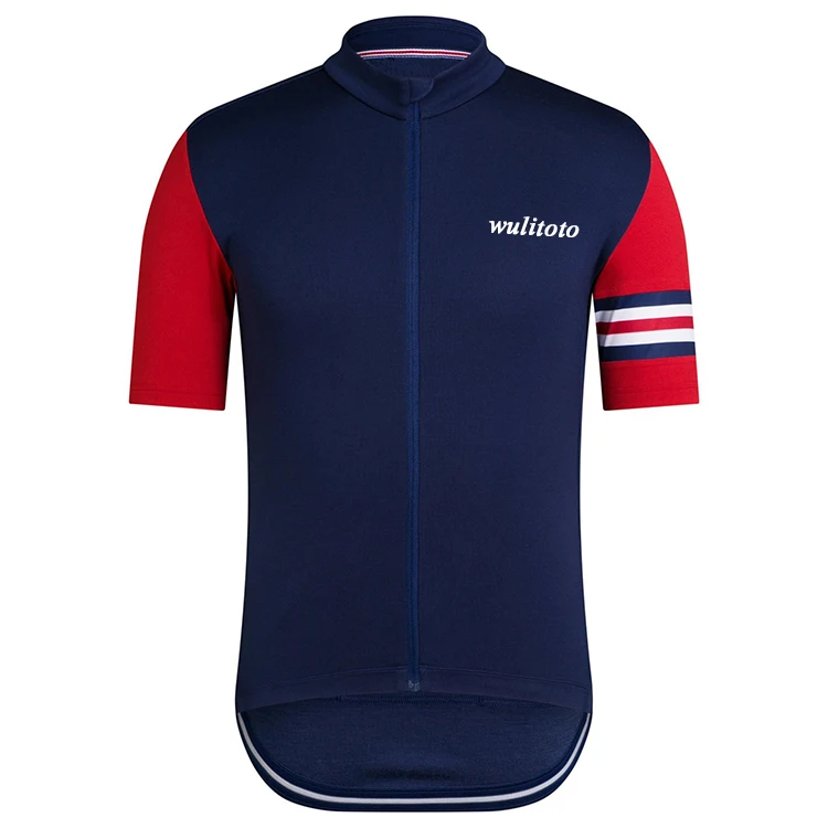 

Вело-Джерси WULITOTO, мужские велосипедные топы, вело-Джерси