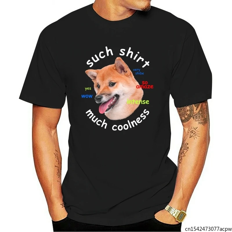 

Such Shirt Much Coolness Dog Men's T-Shirt