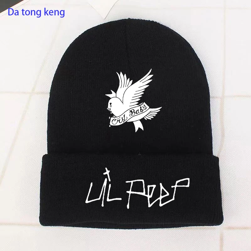

Lil Peep Beanie xxxtentacion Love lil.peep, зимняя теплая шапка, облегающая шапка с принтом, унисекс, для взрослых