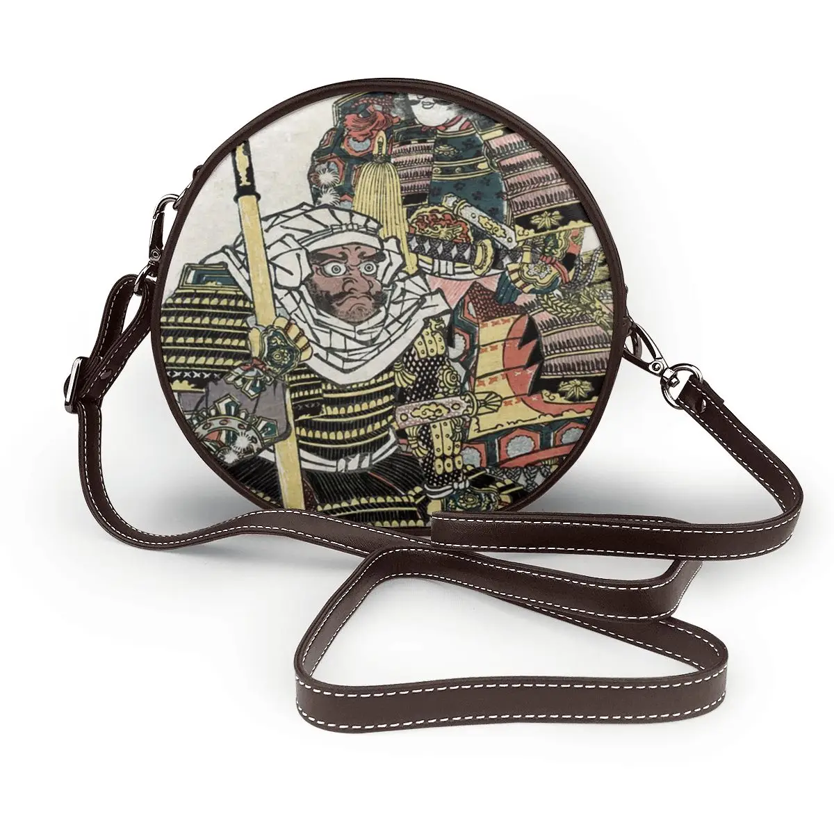 

Bushido сумка через плечо дорожная Женская круглая сумка оптом эстетический кожаный кошелек