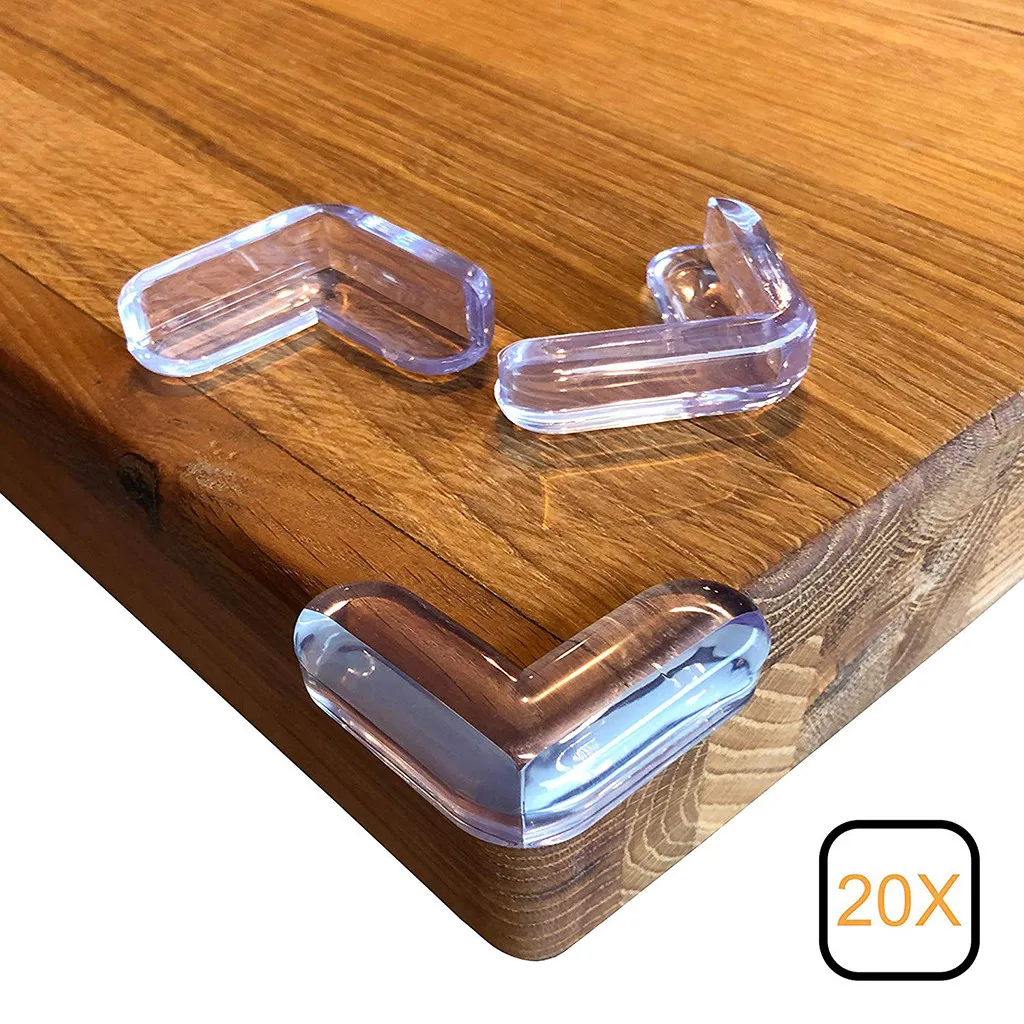 20 шт Угловой протектор ребенок Безопасность для стола угловая защита крышка M L XL