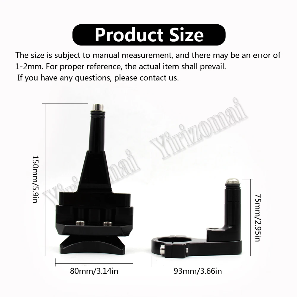CNC Алюминиевые Регулируемые мотоциклы рулевая стабилизация демпфер кронштейн