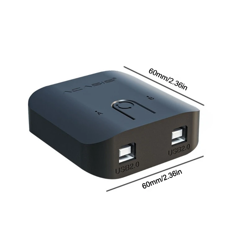 KVM-переключатель Acasis селектор двойной переключатель USB2.0 2 в 1 совместное