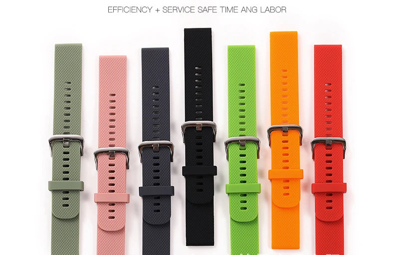 Для Huami Amazfit GTR 42 мм Смарт-часы аксессуары браслет ремешок для спортивных часов 20 мм Мужской Женский силиконовый ремешок для Xiaomi Amazfit GTR 42