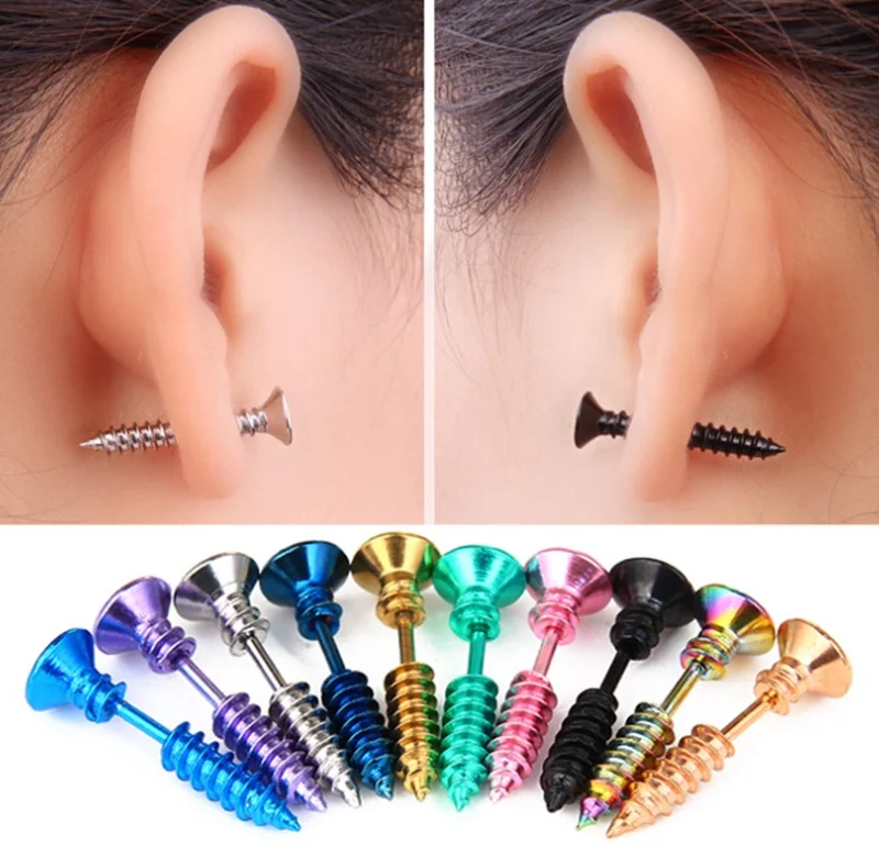 Men/Women fashion allergy resistant titanium stud stainless steel stud
Halloween fun stud earrings
