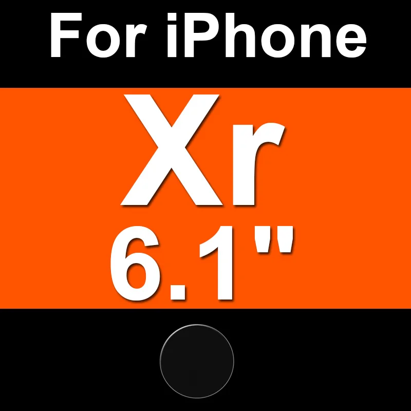 10 шт./партия для Apple iPhone 11 Pro Xs Max X XR 6 6S 7 8 Plus задняя защита для объектива камеры Защитная крышка мягкая пленка из закаленного стекла - Цвет: For iPhone XR