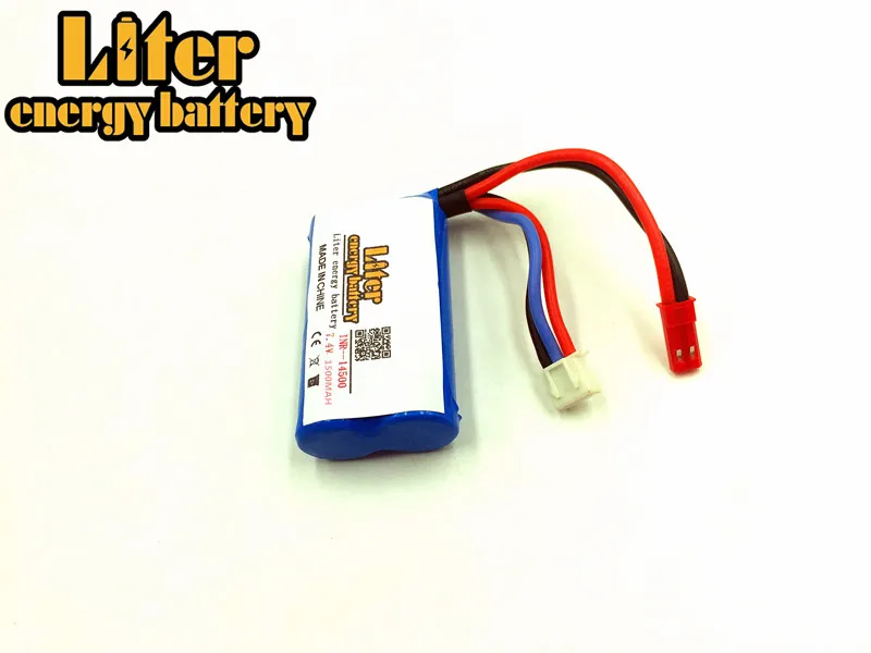 7.4v 14500 1500mah Li-ion Lithium Rechargeable Battery Pack For Water Soft Gun Liter Energy | Электроника