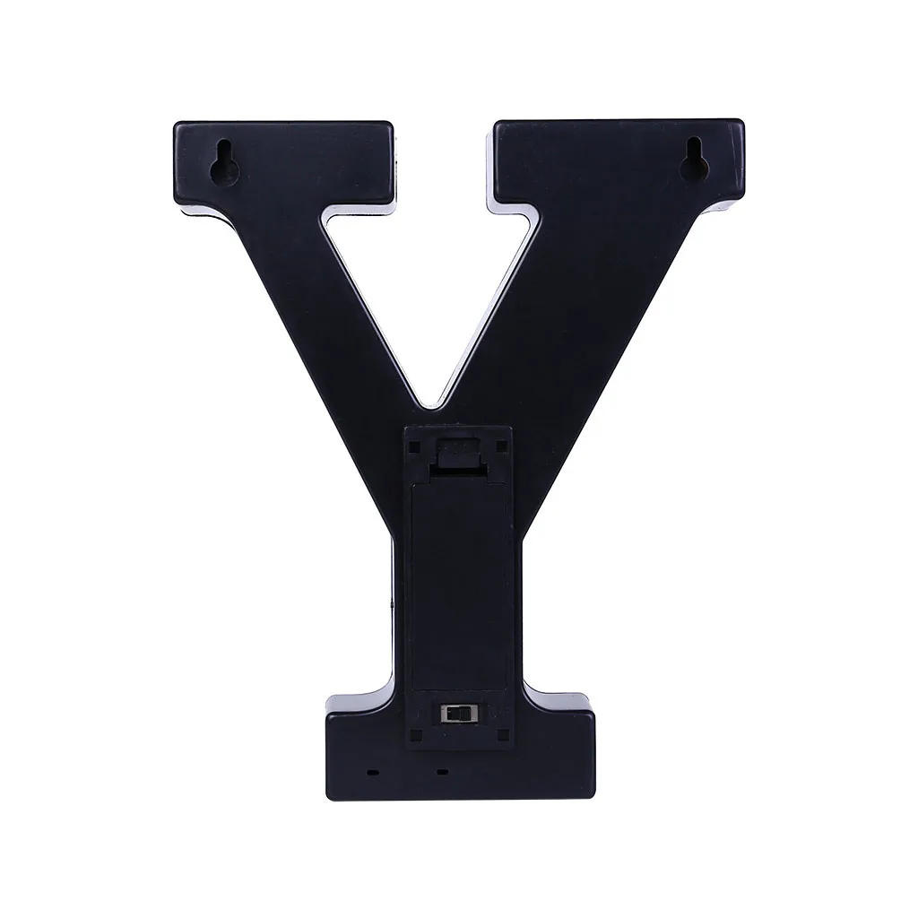 DIY 26 букв светодиодный ночник английский Marquee знак Алфавит 3D Настенный ночник t домашний Свадебный день рождения Жених