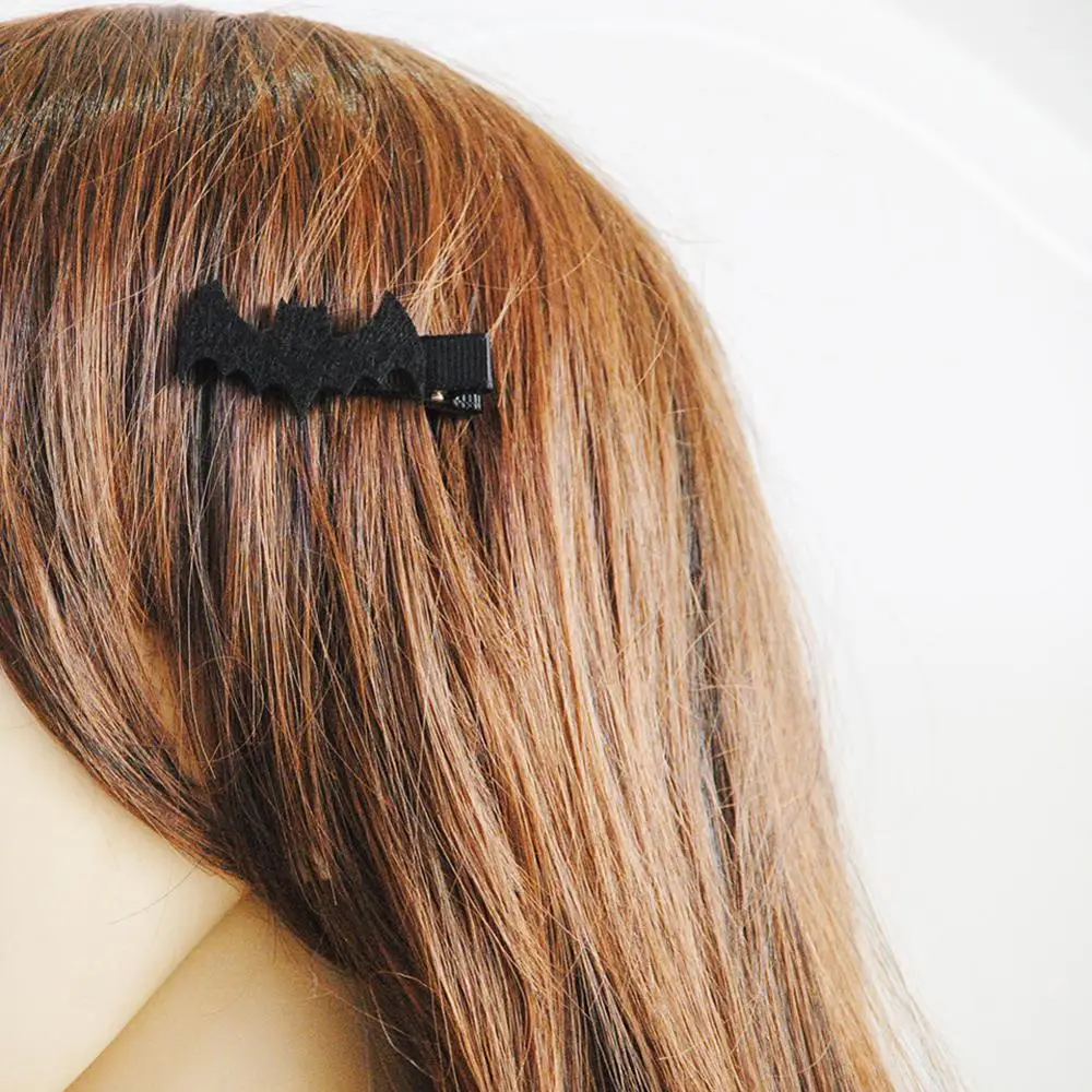 Заколка для волос Черная летучая мышь украшение Хэллоуина женские Украшения