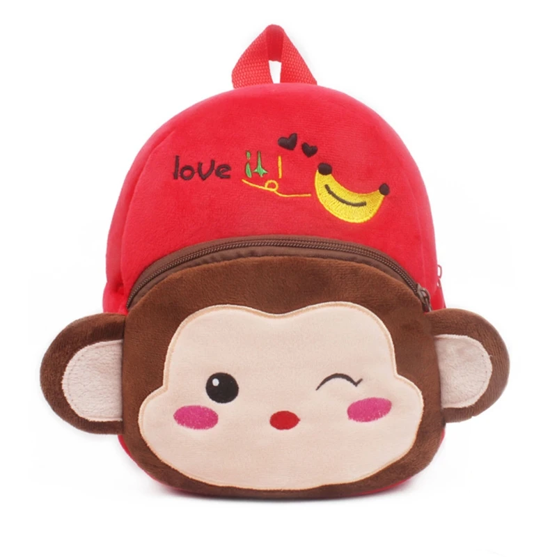 

3D Cartoon Plush Children Backpacks Kindergarten Schoolbag Animal Kids Backpack