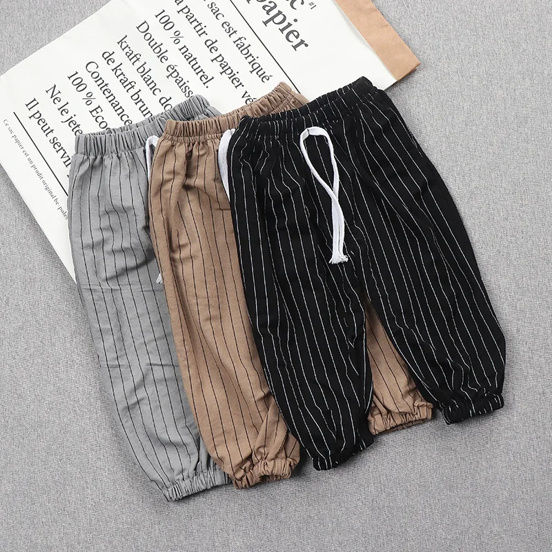 IENENS лето детей которые начинают ходить для мальчиков и девочек штаны-шаровары