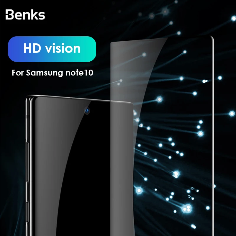 Benks XPRO пленка из закаленного стекла 0 3 мм для Samsung Note 10 Plus + 3D изогнутая Защитная