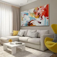 abstract wall art extra large palette knife hand painted textured acrylic painting on canvas modern oversize abstract wall art