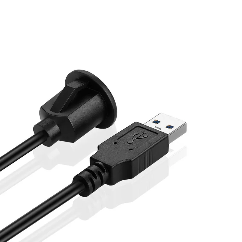 1 м Малый Удлинительный кабель с разъемом USB 3 0 штырь-гнездо для монтажа на панели