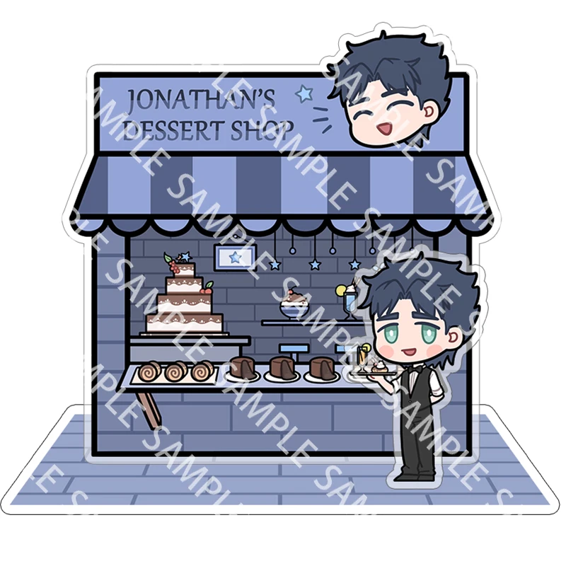 

JoJo's Bizarre Adventure Anime Leone Abbacchio Acrylic Double Sided Stand Figurt Cartoon Ornaments Desk Decor Xmas Gifts New