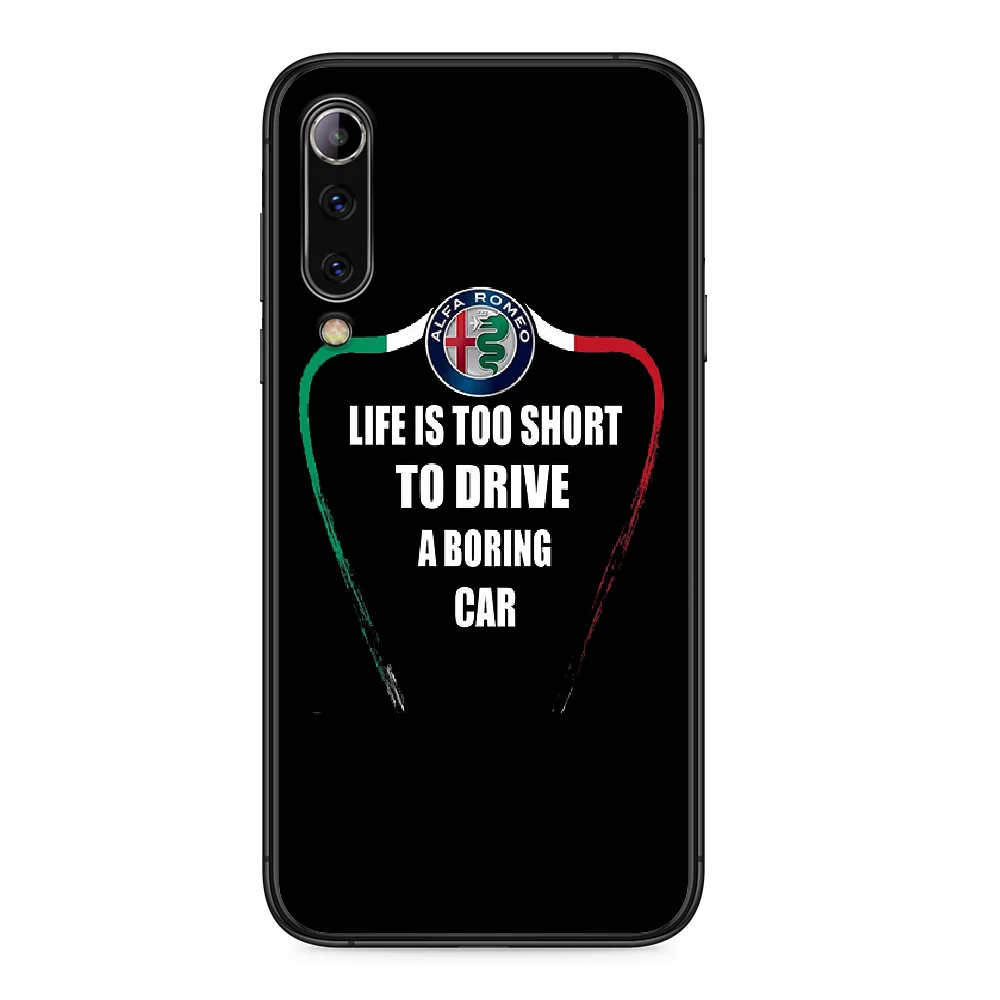 

Alfa romeo giulietta Italy Car Phone case For Xiaomi Mi 6 8 A1 Note3 A2 9 CC9 9T A3 MIX 2 2S 3 9 Lite SE Pro black cell cover