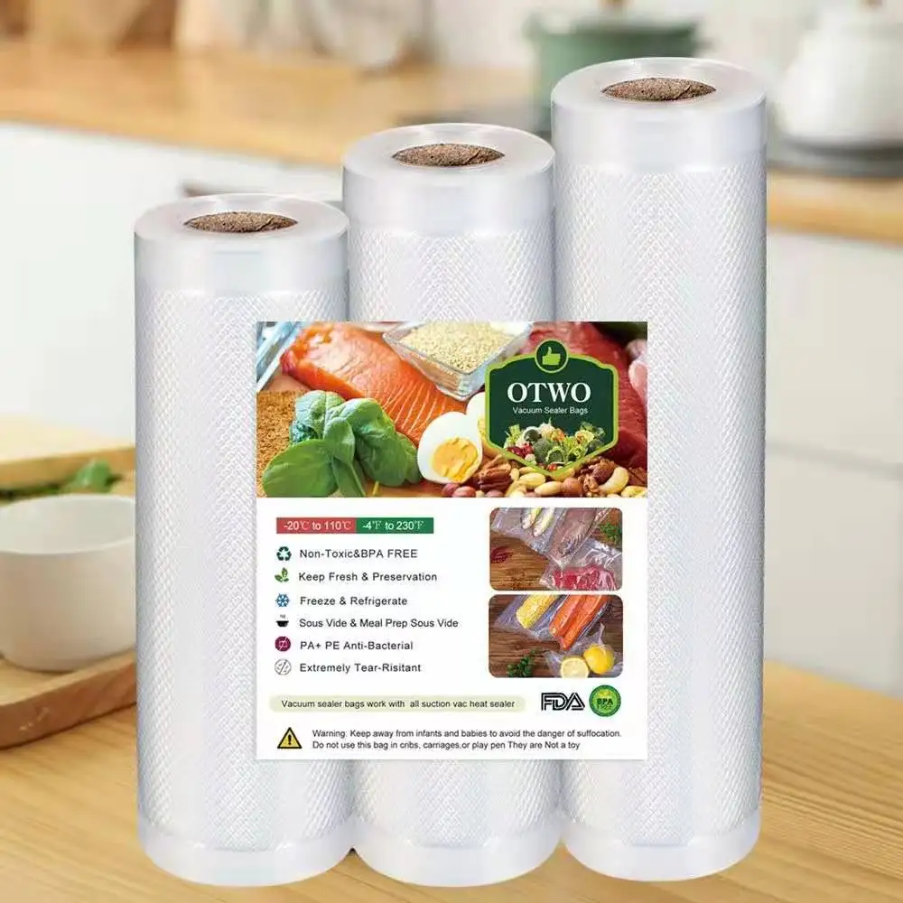 Best Air Vacuum Sealer Bags For Food Sous Vide Machine Vacuum Storage Bag Keep Food Fresh 12 15 20 25 28cm*500cm Packaging Bags