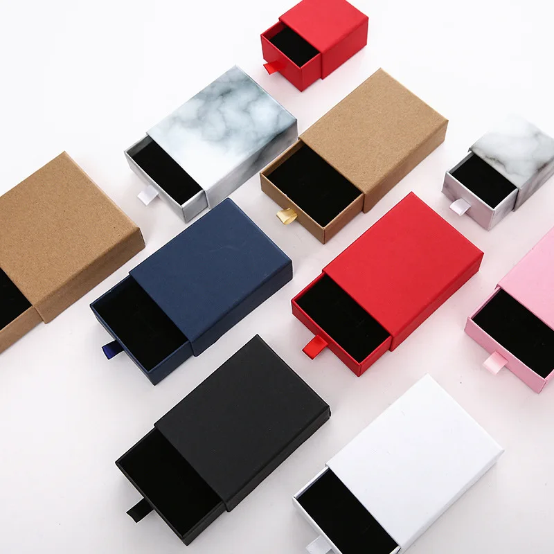 

Classic Beautiful Packaging Boxes Necklace Earring Bracelet Jewelry Boxes Wholesale Ring Paper Bag Wedding Date Jewelry Box
