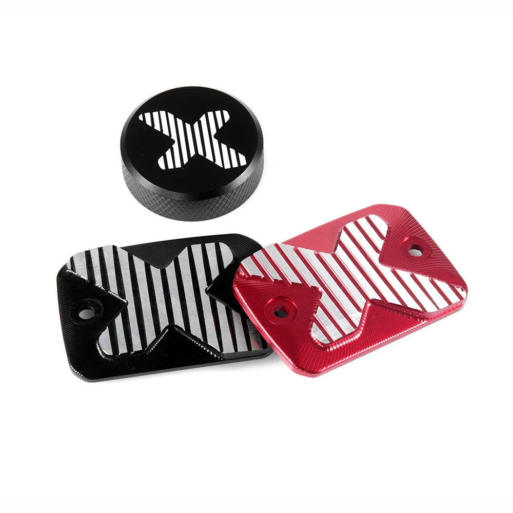 

New Aluminum Motorbike Front and Rear Fluid Reservoir Cap Cover Motorcycle Accessories For Ducati Scrambler 800 1100