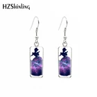 Ювелирные изделия для ушей с изображением Золушки из мультфильма Disney, прямоугольный крюк