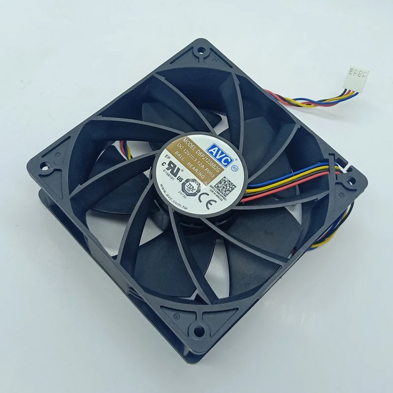 

Для Innosilicon A10pro T2T T2 Ebit E12 Miner Fan 12 см 120 мм Fan AVC DBPJ1238B2G 12V вентилятор охлаждения