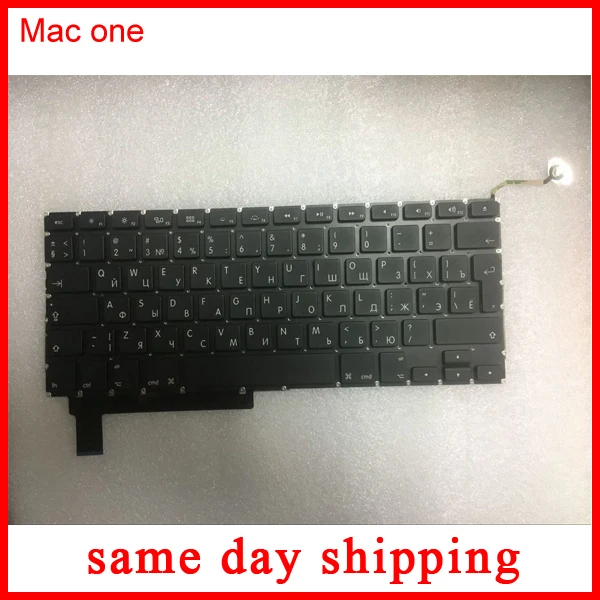 Клавиатура A1286 для Apple Macbook Pro русская и Русская раскладка 2009 2010 2011 2012 год - купить