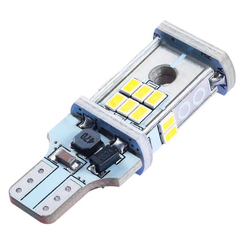 2PCS High Quality T15 W16W 921 LED Super Bright 18W 3030 18 SMD CANBUS Error Free Bulbs Turn signal reversing light 12V | Автомобили и