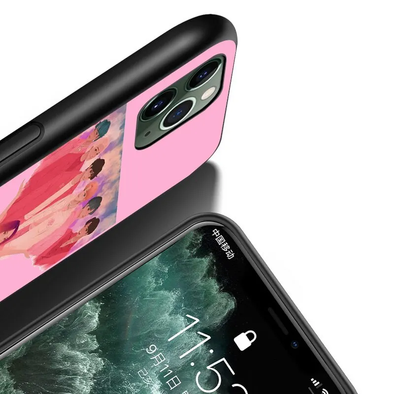 

Cartoon BT 21 For Apple iPhone 12 Mini 11 XS Pro Max XR X 8 7 6 6S Plus 5 5S SE 2020 Black Phone Case