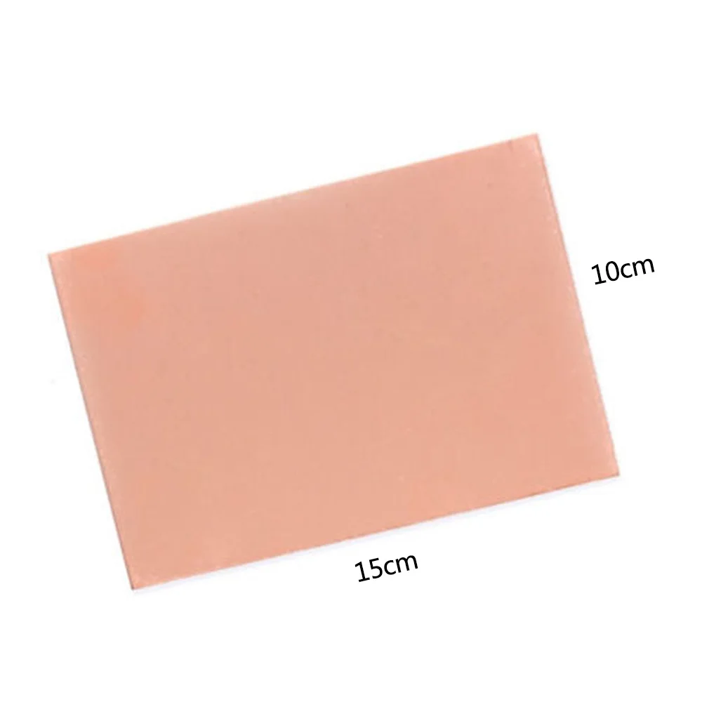 1pc 100X150X1,5 мм CCL Односторонняя печатная плата с медным слоем FR4 печатная плата композитный эпоксидный материал - Цвет: 1pc