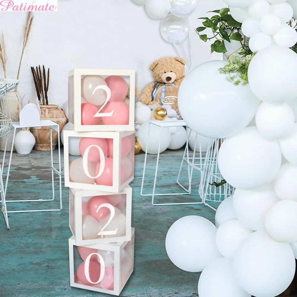 Цифровая коробка PATIMATE декор для первого дня рождения детей мальчиков и девочек