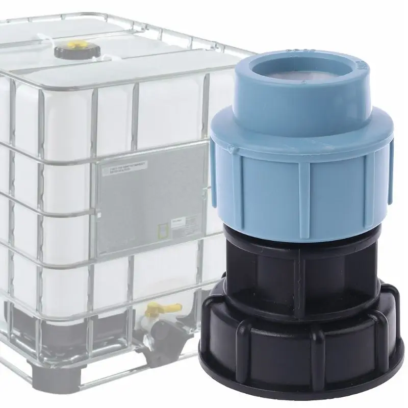 

New IBC Tank adapter S60X6 to MDPE straight pipe fitting 32mm Accessories Garden Water Pipe Fitting Tool Connector