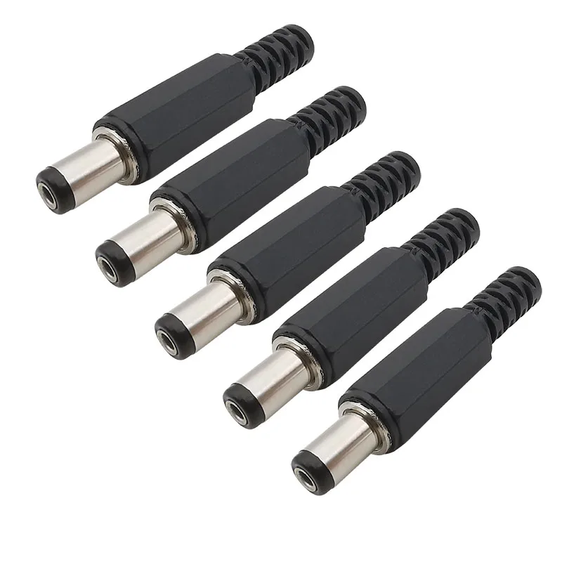 

100 шт. 5,5x2,1 мм разъем постоянного тока, Штекерный разъем питания постоянного тока, припой, провод, разъем x 9 мм, адаптер питания для замены и ре...