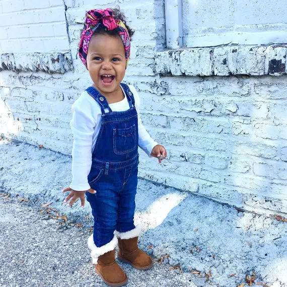 Повязка для волос девочек тюрбан Африканские Этнические Geo батик головная