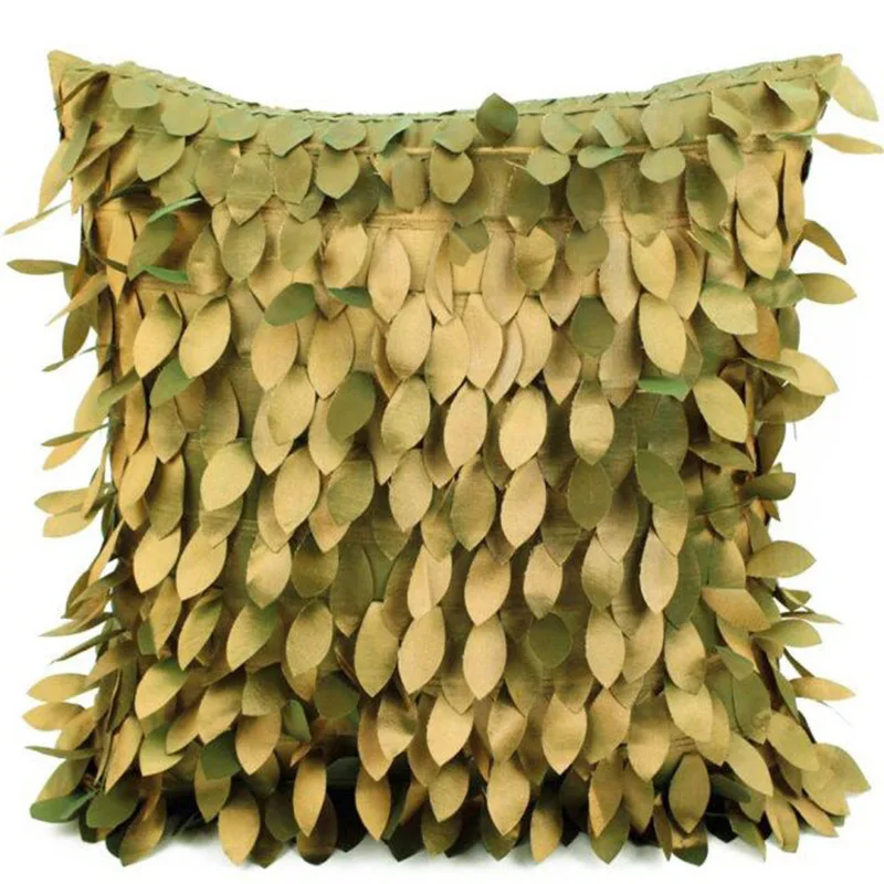 

GY0110 Fall Leaves Printed Cotton Cushion Case (No Filling) 1PC Polyester Home Decor Bedroom Decorative Sofa Car Throw Pillows