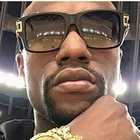 Солнечные очки FEISHINI в стиле панк для мужчин и женщин, модные солнцезащитные аксессуары в стиле ретро, с градиентными синими и коричневыми линзами, с защитой от ультрафиолета