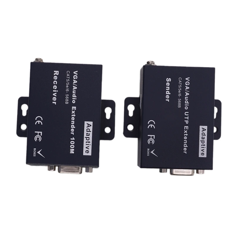 KVM удлинитель 1080 футов VGA + P Стерео o USB сигнала через Cat5 Cat5E Cat6 RJ45 кабель без потери задержки передатчик