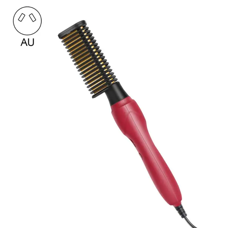 

Eletric Hair Straighten Comb Different Specifications Multi-functional Anti-scald Straight Hair Curling Copper Color Comb TSLM1