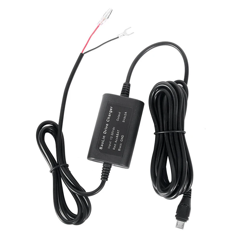 Новый жесткий USB-кабель в комплекте предохранитель для видеорегистратора 5 В/2 А