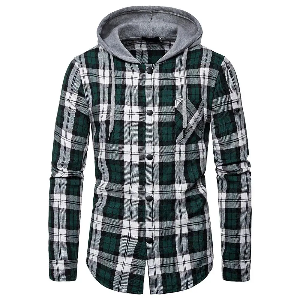 2019 горячая Распродажа качественные клетчатые рубашки толстовки Верхняя одежда с