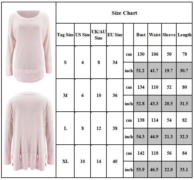

Womens Long Sleeves Solid Midi Dress Ladies Crew Neck Casual Warm Loose Dresses