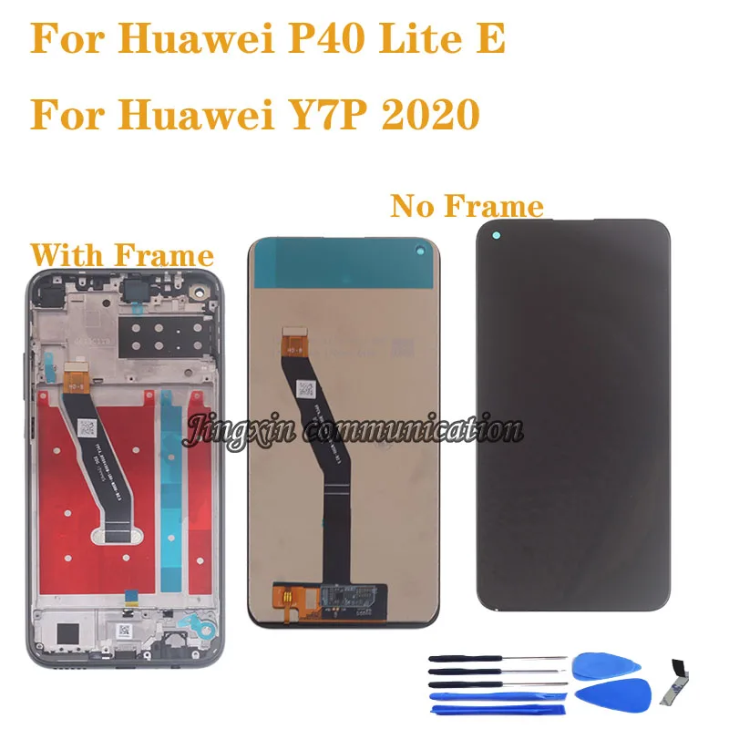 

6.39" For Huawei Y7P 2020 LCD Display Touch Screen Digitizer Assembly For huawei P40 Lite E ART L28 L29 L29N LCD With Frame
