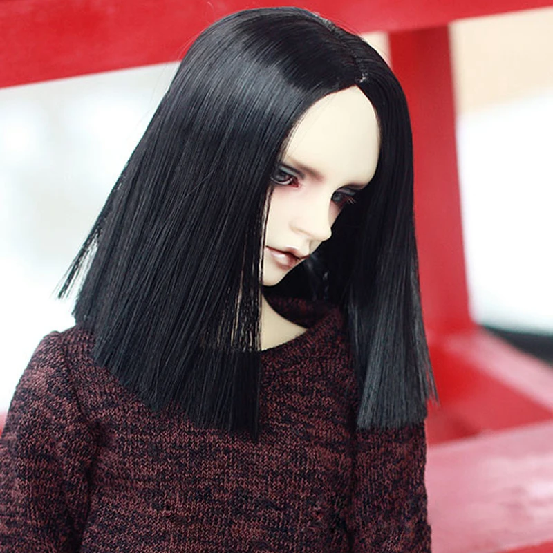 Новый стиль 1/3 1/4 1/6 1/8 Bjd SD высокая температура короткий парик провод BJD для кукла |