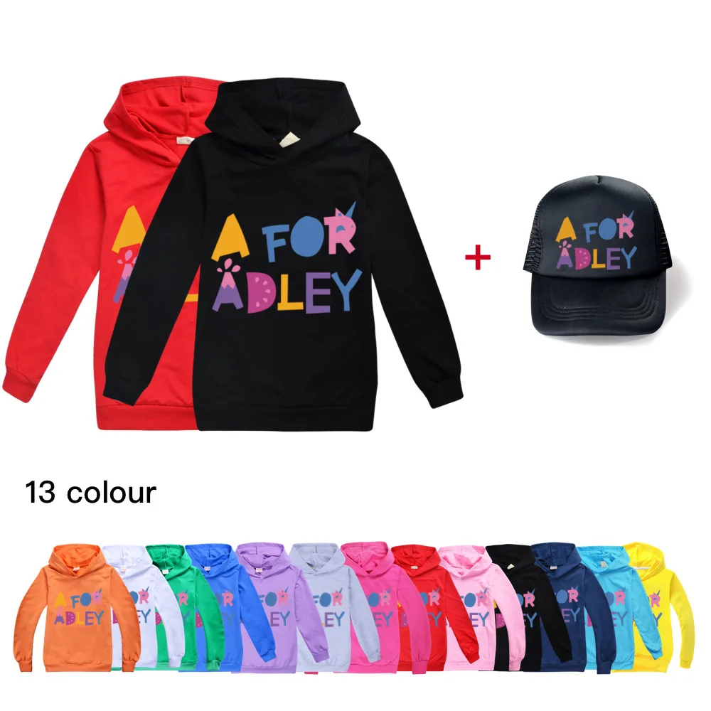 

Autumn/winter Kids Sweater Anime A for Adley Boys Hoodie Baby Clothing Children's Clothing Sweater Jogging Sweatshirts 2-16Y