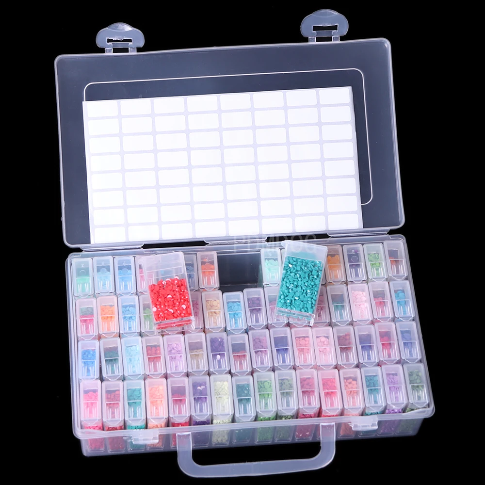 

Коробка для хранения алмазной вышивки, 56/28/64 шт.