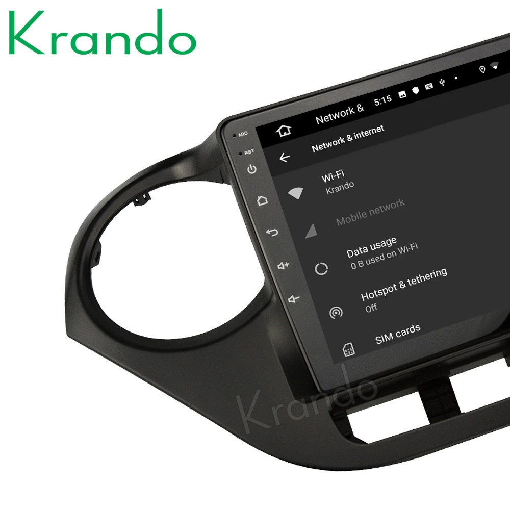 Krando Android 9 0 10 1 &quotips большой экран Автомобильная Мультимедийная система для hyundai
